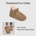 Cozy Fleece-Lined Slippers For Men And Women - Indoor/Outdoor Winter House Shoes With Anti-Slip EVA Sole, Warm & Comfortable Round-Toe Design_vogvips.com