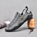Loafers, Purely Handmade With Soft Soles, Slip-On Casual Leather Shoes, Extra Large Size 47-48_vogvips.com