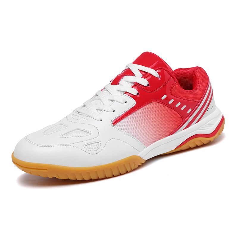 Unisex Badminton Professional Gum Rubber Sole Indoor Court Shoes Breathable Mesh Volleyball Trainers For Men Women_vogvips.com