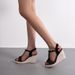 Foreign Trade Summer Wedge Heel Thick-soled High-heeled Sandals For Women, Open-toed Roman Women's Shoes With Straw And_vogvips.com