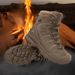 New Thick Soled Breathable Combat Boots For Men, Comfortable Boots_vogvips.com