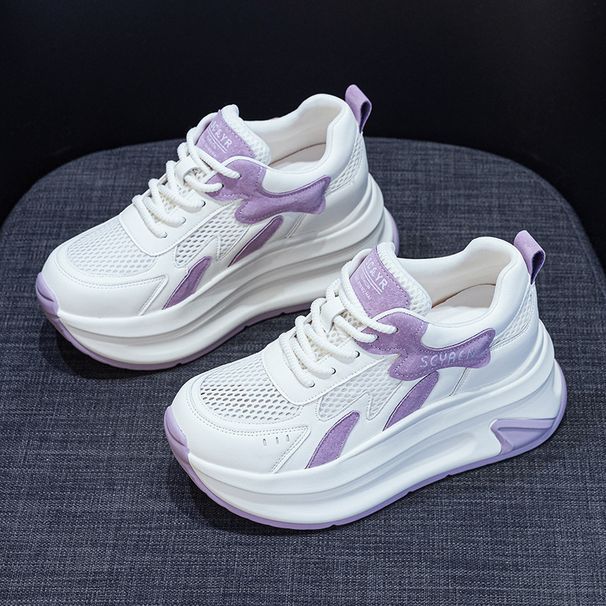 Small Man Thick-soled Heightening Forrest Gump Shoes Women's Little White Shoes Casual Versatile Breathable Sports Women's Shoes_vogvips.com