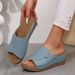 Summer Soft Platform Slippers Women 2025 Fashion Peep Toe Wedges Flip Flops Woman Light Med Heel Casual Beach Shoes_vogvips.com