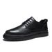 Euro Step New Summer Breathable Business Casual Brogue Carved Korean Style British Men's Leather Shoes_vogvips.com