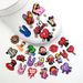 26 Sets Of Cartoon Bad Rabbit Series Shoes Flower Decorative Buckle Personality DIY Garden Shoe Buckle Accessories_vogvips.com