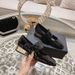 2025 Summer Style Little Fragrant Mary Jane Thick High Top Hollow Three Belt Middle Heel Color Blocked Single Leather_vogvips.com