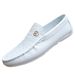White Bean Lazy Summer Korean Version British Soft Leather, Men's Driving Shoes, Casual Small Leather Shoes_vogvips.com