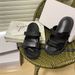 Velcro Sandals Round Toe Thick Sole 2025 New Leather Casual Lightweight Versatile Fashion Men's And Women's Beach Shoes_vogvips.com