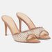 Women's White Pointed Toe Open-Toe Stiletto Slide Sandals - Slip-On Dressy High Heels For Women_vogvips.com