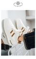 Fall Men's Shoes - Breathable, High-top, White Sneakers, Trendy And Versatile Thick-soled Sports Shoes, Casual Board Shoes, Fashionable Shoes_vogvips.com