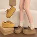 High-heel Cute Oversized Loafers For Petite Women, Enhancing Height, Slimming Effect, Anti-slip, And Casual Style. They Are From The Brand BURKIN._vogvips.com
