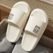 Home Slippers For Women, Summer Couple Indoor EVA Soft Sole, Comfortable Bathroom Non-Slip For Men_vogvips.com