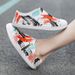 2025 New Summer Couple Graffiti Men's And Women's Casual Baotou Water Breathable Sandals With Cave Shoes_vogvips.com