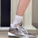 2026 New Versatile Pointed Toe Silver Women's Sneakers With Internal Height Increase, Boxing German Training Shoes,_vogvips.com