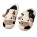 Winter Indoor Fluffy Slippers Unisex Cute Cartoon Cow Baotou Thick Warm Plush Cotton Couples Slippers Soft Comfortable House Shoes_vogvips.com