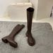 Thick-Soled Round-Toe Chunky Heel Long Riding For Women 2024 New Autumn Winter Fleece-Lined Korean Style Over-the-Knee_vogvips.com