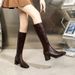 Women's Long 2025 New Winter High Tube Leather Thick Heel Square Toe Brown Over-the-Knee Boots_vogvips.com