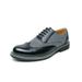 New Men's British Brown Business Derby Shoes Leather Lace-up Casual Office Black Men's Shoes Banquet Dress Wedding Oxford Shoes_vogvips.com