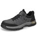 Men's Outdoor Shoes, Genuine Leather, Soft Sole, Low-Top Hiking Shoes, Sporty, Non-Slip, Versatile, Lace-Up, Work And Ca_vogvips.com