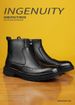 Men's Head Layer Casual Men's Leather Boots Side Zipper Martin Boots Low Heel Leather Boots Men's Shoes Origin_vogvips.com