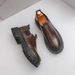 New Fashion Retro Martin Boots Men's Thick Sole Lace-up Business Leather Men's Boots Round Toe Thick Sole High Top Leather Boots Chelsea Short Boots_vogvips.com