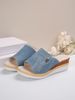 New Large Slippers Slope Heel Thick Bottom Sandals Women's_vogvips.com