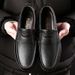 Euro Step 2025 New Top Layer Cowhide Slip-On Soft Surface Non-Slip Men's Shoes_vogvips.com