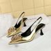 2A05-H56 Korean Style Floral Patchwork Single For Women Square Toe Shallow Mouth Backless High Heels With Strap And Wine_vogvips.com