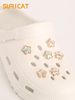 6/12/18-piece Gradient Star Shoe Clip DIY Decoration, Multi-functional Shoe Accessory Suitable For Women's Sandals, Slippers, Beach Bags,_vogvips.com