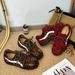 Brown Dezhun Women's 26 New Style Leopard Print Vintage Soft-soled Casual Sports Shoes_vogvips.com