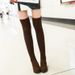 2025 Autumn Winter New Women's Knitted Wool High Tube Flat Over-the-Knee Elastic Martin Boots Versatile Trendy Wholesale_vogvips.com