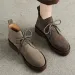 Flats Women Ankle Short Lace Up Fashion Shoes Winter Boots Casual Sport Snow Botas Mujer Zapatos 251105_vogvips.com