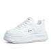 White For Women, Spring New Casual Versatile Student Board Single Shoes, Korean Version Thick Soled Height_vogvips.com