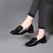 British Retro Square-toed Shoes 2025 New Model, Comfortable And Versatile Single Shoes, Dual-use Soft Leather Soft-soled_vogvips.com
