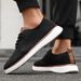 New Men's Knit Sneakers Lightweight Breathable Mh Casual Non-Slip Soft Sole Fashion Daily Wear Comfortable Walking_vogvips.com
