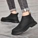 High Top Men's Leather Boots Men's Sewing Thread Warm Top Martin Boots Brown Shoes Casual_vogvips.com