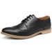 Euro Step 2025 Spring Breathable Leather Men Brogue Business Formal Youth Versatile Fashion Men's Single Shoes_vogvips.com