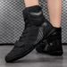 Combat Training Sneakers High Top Wrestling Martial Arts Competition Sanda Men's Shoes Boxing Women's Shoes_vogvips.com