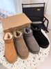 Women's Snow Boots With Fur-Lined Thickened And Fleece-Lined Winter Cotton Shoes With Foam Thick Soles_vogvips.com