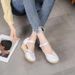 Women's Summer Breathable Wedge For Travel, Korean Style Export Pointed Toe High Heel Sandals With Buckle Strap_vogvips.com