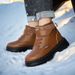 Boys' Shoes New Fleece-Lined Thickened Warm Children's Waterproof Martin For Older Kids Non-Slip Casual Cotton Boots_vogvips.com