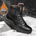 Men's Winter Snow Boots Outdoor Warm Comfortable Hiking Boots High-quality Casual Shoes Anti Slip Wear-resistant Sneaker Men_vogvips.com