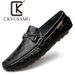 Men's Genuine Loafers Autumn Winter Trend Soft Sole Breathable Driving Youth Casual Leather Shoes_vogvips.com