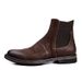 European Warm Series High Top Men's Winter Cotton Shoes Long Leather British Martin Boots Men_vogvips.com