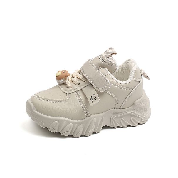 New Boy Daddy Shoes Girl Baby Cartoon Shoes Girl Preppy Little White Shoes_vogvips.com
