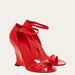 Women's Elegant Round-Toe Peep-Toe Wedge Sandals With Patent Leather Straps - Light Luxury Summer High Heels For Casual & Party Wear_vogvips.com