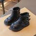 Girls' Ankle Boots 2025 New Style Children's Leather Boots With Cotton Added For Spring And Autumn_vogvips.com