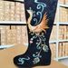 2025 Autumn/Winter New Hanfu Embroidered Cloth Shoes High Barrel With Velvet Ethnic Style Square Dance Boots_vogvips.com