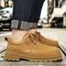 New Leather Spring Men's Shoes High-top Men's Heightening Tooling Martin Boots_vogvips.com