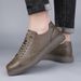Low-top European Station Men's Shoes Cow Two-layer Leather Shoes British Casual Sports Shoes_vogvips.com